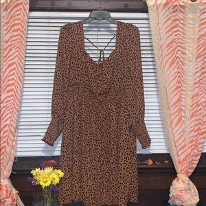 Animal Print Sweetheart Dress